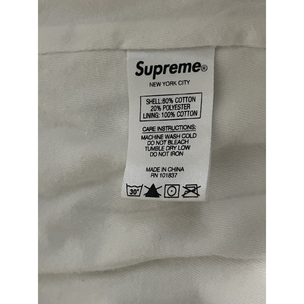 Supreme Cable Knit Terry Shorts Men's Size XL White SS18 - Picture 4 of 10